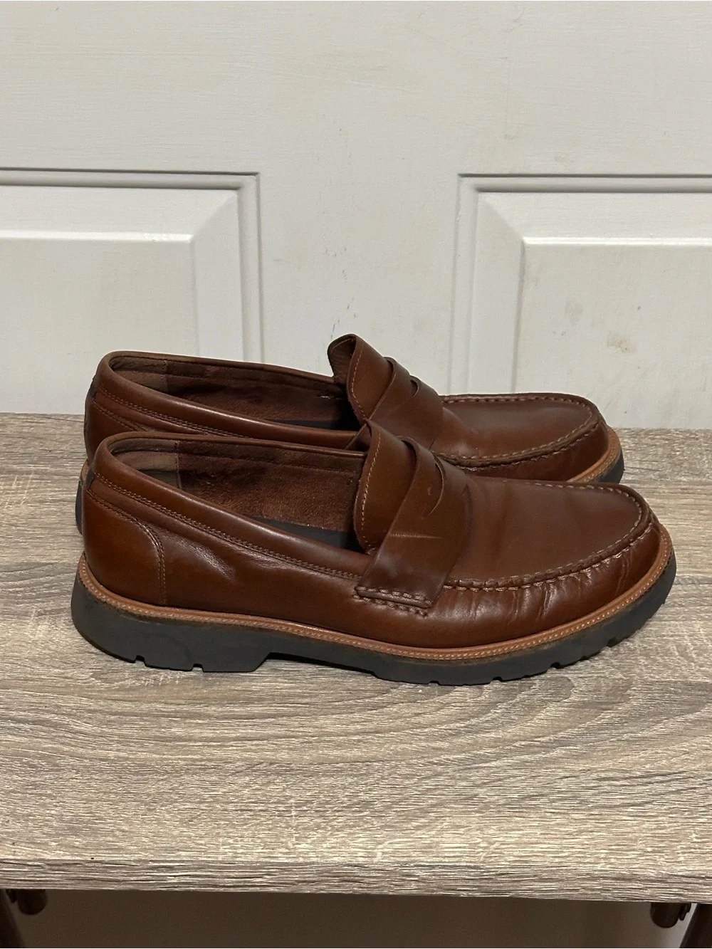 Cole Haan Men's American Classics Penny Loafers Brown C40892 Size 9.5M